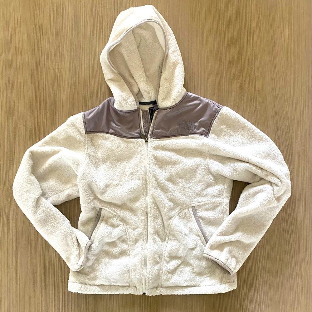 North face full zip fleece jacket